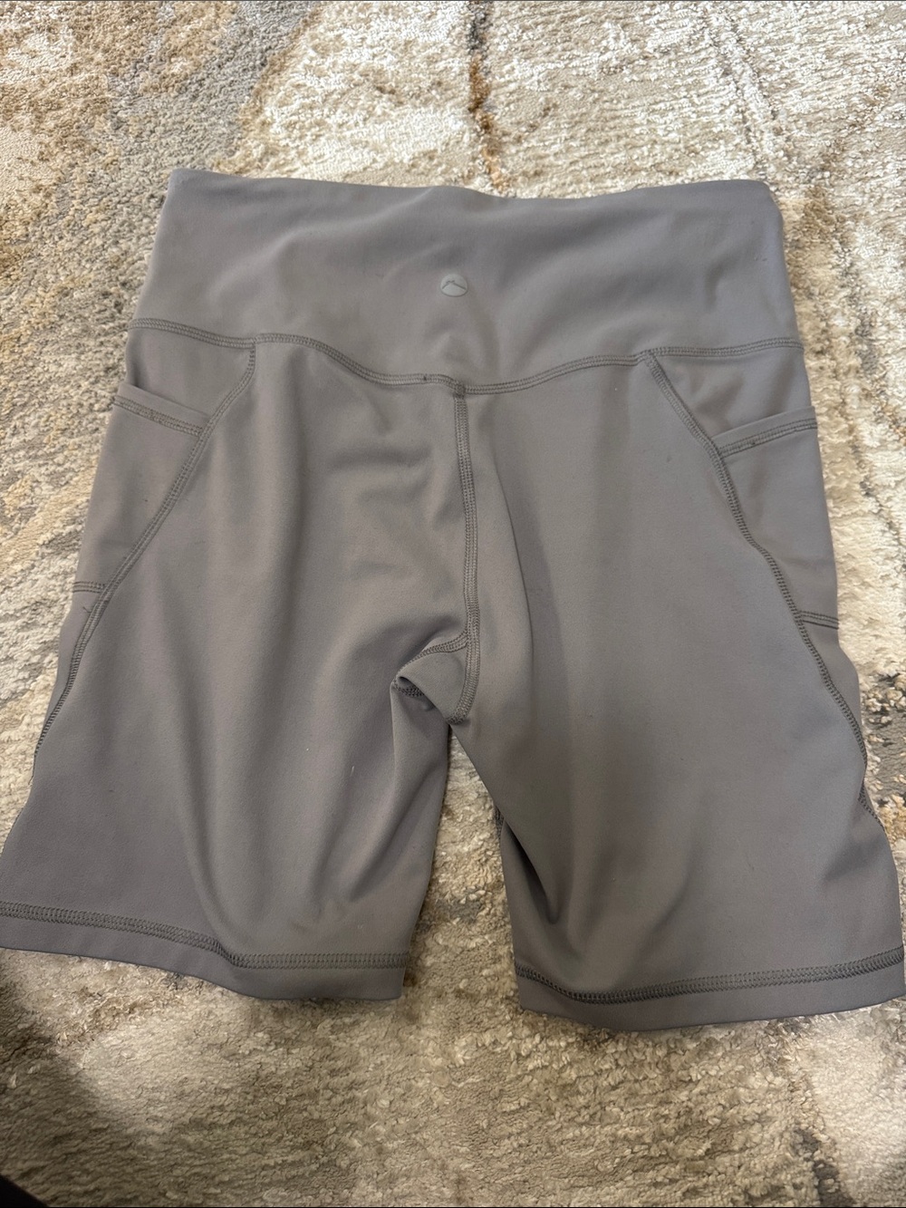 Gottex Women's Gray High-Rise Bike Shorts - Picture 3 of 3